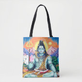 ヴィンテージロードシヴァスピリチュアルヨガトートバッグ トートバッグ (正面)