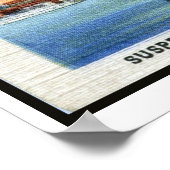 ヴィンテージローブリングサスペンションブリッジ、シンシナティ、OH ポスター (角)