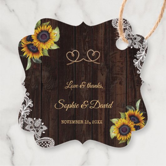 ヴィンテージロープ我々は結び目ひまわりの結び目 フェイバータグ (裏面)