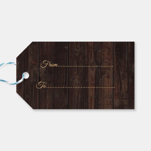 ヴィンテージロープ我々は結び目ひまわりバーベキュー ギフトタグ (裏面横)