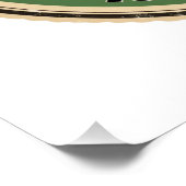 ヴィンテージローマとナポリピザのイタリア国旗 ポスター (コーナー)