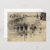 ヴィンテージローマイタリアイタリアンコロッセオ ポストカード (正面/裏面)