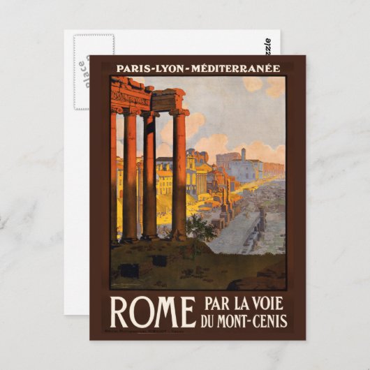 ヴィンテージローマイタリアポストカード ポストカード (正面/裏面)