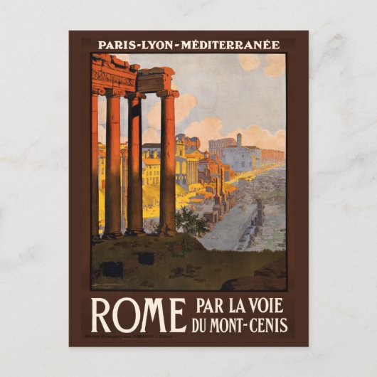 ヴィンテージローマイタリアポストカード ポストカード (正面)