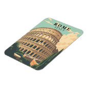 ヴィンテージローマイタリア土産アイコニックコロッセオ マグネット (左側)
