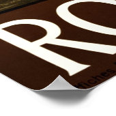 ヴィンテージローマイタリア旅行ポスター ポスター (角)