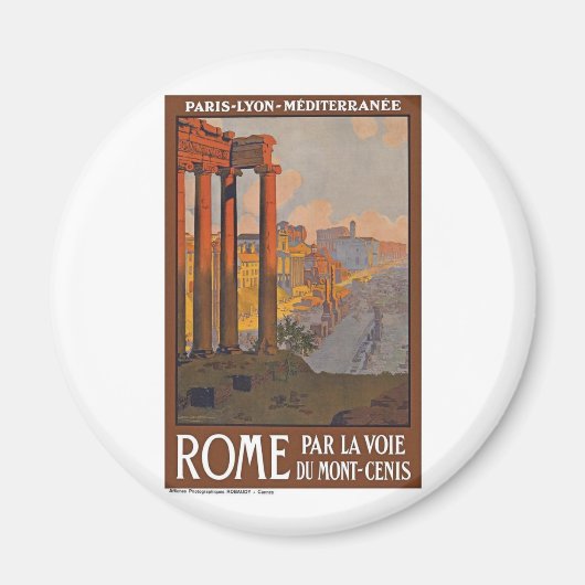 ヴィンテージローマイタリア マグネット (正面)