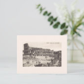 ヴィンテージローマコロッセウムハガキ ポストカード (スタンド正面)