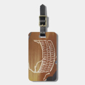 ヴィンテージローマンコロッセウムローマラゲッジタグ ラゲッジタグ (正面縦)