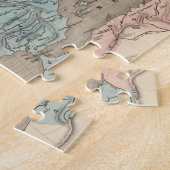 ヴィンテージローマ帝国の地図(1838) ジグソーパズル (側面)