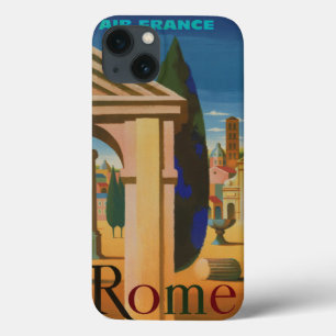 ヴィンテージローマ旅行ポスターアート iPhone 13ケース
