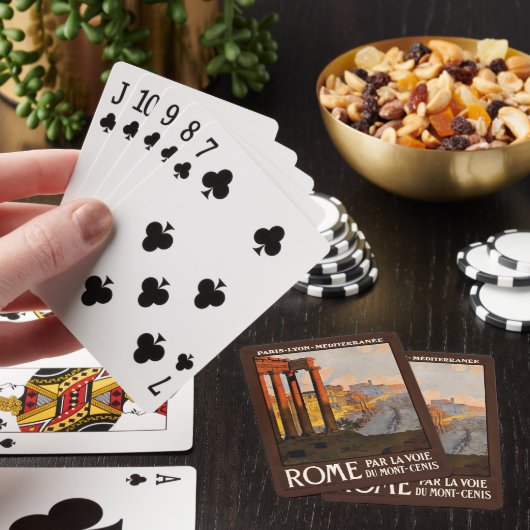 ヴィンテージローマ遊イタリアのカード トランプ (インサイチュ)