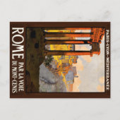 ヴィンテージローマ – イタリアへの旅行 ポストカード (正面)