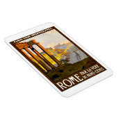ヴィンテージローマItaliaまたはRoma Itallia旅行ポスター、 マグネット (右側)