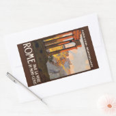 ヴィンテージローマItalyスタンプ 長方形シール (封筒)