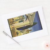 ヴィンテージローマItalyスタンプ 長方形シール (封筒)