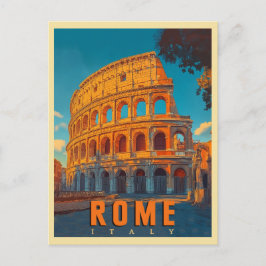 ヴィンテージローマItaly: Colosseum & Ancient 疑問に思 ポストカード