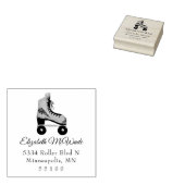 ヴィンテージローラスケート差出人住所 ラバースタンプ (押印)