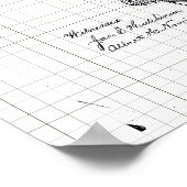 ヴィンテージローラースケート特許 ポスター (角)