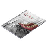 ヴィンテージローラースケート ノートブック (左側)