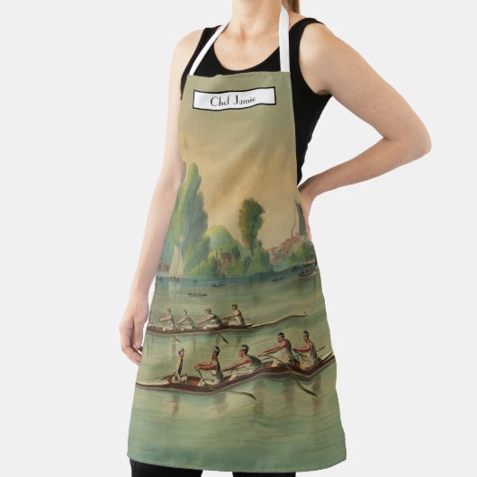 ヴィンテージローワーズクルーズレースボートレース エプロン (インサイチュ)