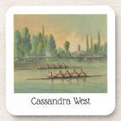 ヴィンテージローワーズクルーズレースボートレース コースター (正面)