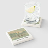 ヴィンテージローワーズクルーズレースボートレース ストーンコースター (横)