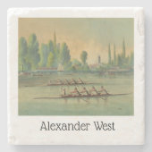 ヴィンテージローワーズクルーズレースボートレース ストーンコースター (正面)