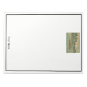 ヴィンテージローワーズクルーズレースボートレース ノートパッド (正面)