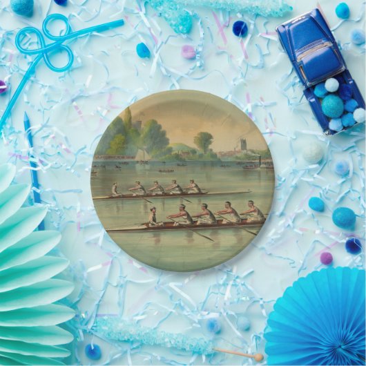 ヴィンテージローワーズクルーズレースボートレース ペーパープレート (パーティー)