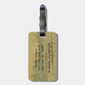 ヴィンテージローワーズクルーズレースボートレース ラゲッジタグ (裏面縦)