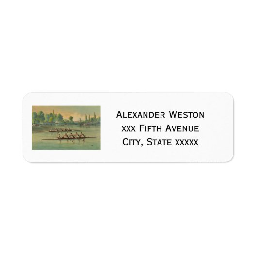 ヴィンテージローワーズクルーズレースボートレース ラベル (正面)