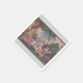 ヴィンテージローンギャザリングカクテルナプキンズ スタンダードカクテルナプキン (角)