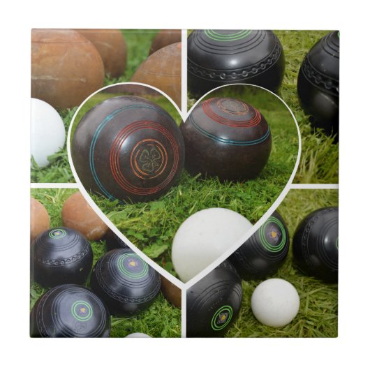 ヴィンテージローンボウルのコレクション タイル (正面)