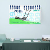 ヴィンテージローンモア70th誕生日バナー 横断幕 (トレードショー)