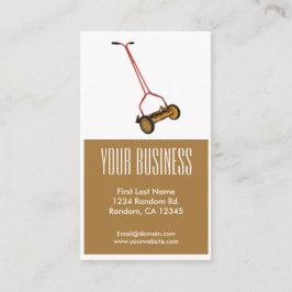 ヴィンテージローンモワーカスタマイズ可能な名刺 名刺