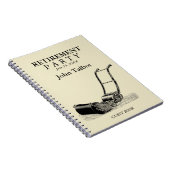 ヴィンテージローンモーアリタイアメントパーティーゲストブック ノートブック (右側)