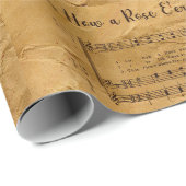 ヴィンテージロー、どのようにバラE'er咲くクリスマス ラッピングペーパー (ロールコーナー)