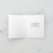 ヴィンテージロ魅力的マンティックホリデーカードウィズオウルズ シーズンカード (内部)