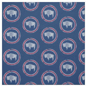 ヴィンテージワイオミング国旗のパターン ファブリック (見本)