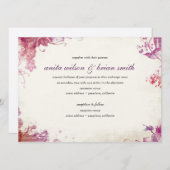 ヴィンテージワイナリーウェディング招待状 招待状 (正面/裏面)