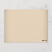 ヴィンテージワイナリーテーブル番号 ポストカード (裏面)