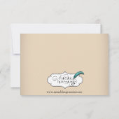 ヴィンテージワイナリー結婚式 招待状 (裏面)