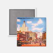 ヴィンテージワイボスセット通り、プロビデンス、RI マグネット (正面/裏面)