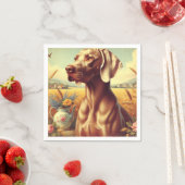 ヴィンテージワイマラ絵画ナー スタンダードカクテルナプキン (インサイチュ)