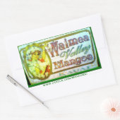 ヴィンテージワイメアバレーマンゴカウアイステッカー 長方形シール (封筒)