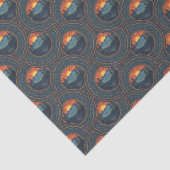 ヴィンテージワイルダネサンセットマンダラアールデコファン 薄葉紙 (詳細)