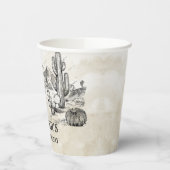 ヴィンテージワイルドウェストカウボーイバースデーパーティー 紙コップ (左)