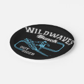 ヴィンテージワイルドウェーブビーチアウトサイダーズサーフ ペーパープレート (アングル)