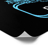 ヴィンテージワイルドウェーブビーチアウトサイダーズサーフ ポスター (角)